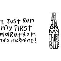 First Marathon - Third Beer