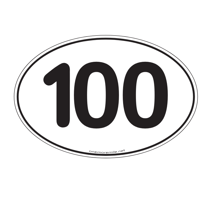 Car Magnet "100 Miler"