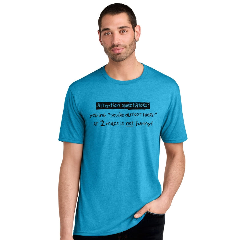Men's Perfect Tri Short Sleeve V - "Attention Spectators"