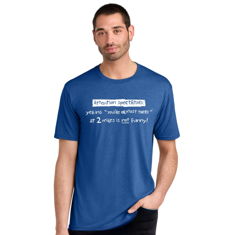 Men's Perfect Tri Short Sleeve V - "Attention Spectators"