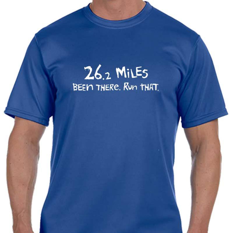 Men's Sports Tech Short Sleeve Crew - "26.2 Miles: Been There. Run That."