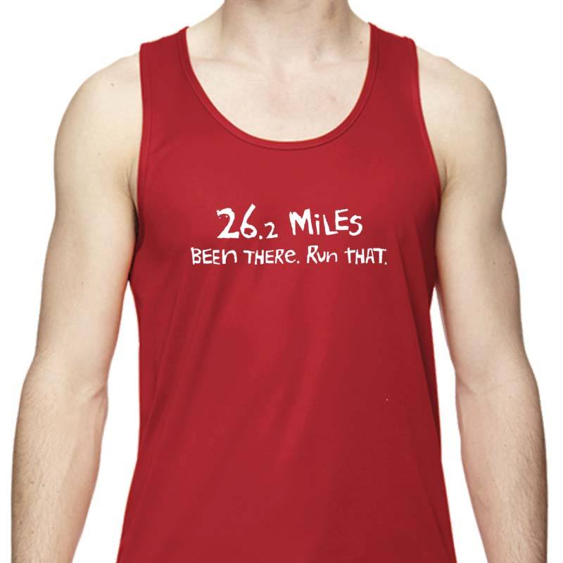 Men's Sports Tech Tank - "26.2 Miles: Been There. Run That."