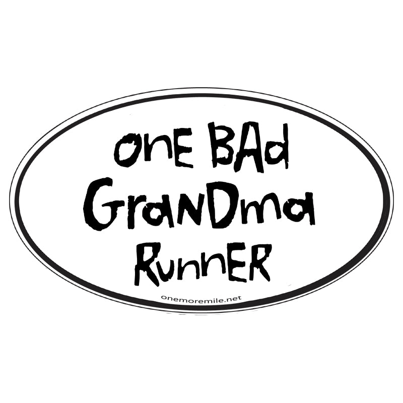 Car Magnet "One Bad Grandma Runner"